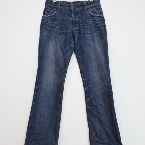JUST CAVALLI Roberto Cavalli Y2K Straight Leg Blue Jeans - Picture 3 of 9